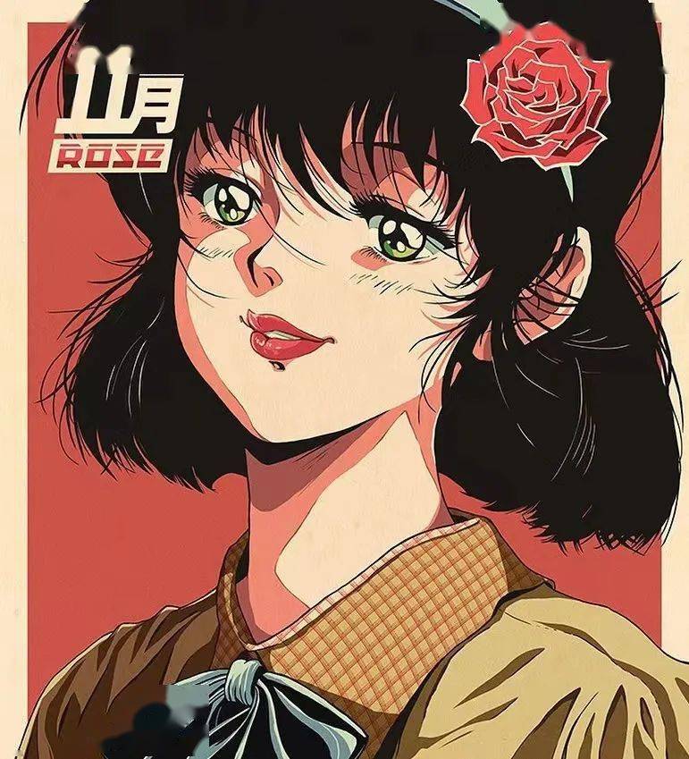 插画| 危险又迷人的美少女,看完梦回90年代!_hwang_作品_jin