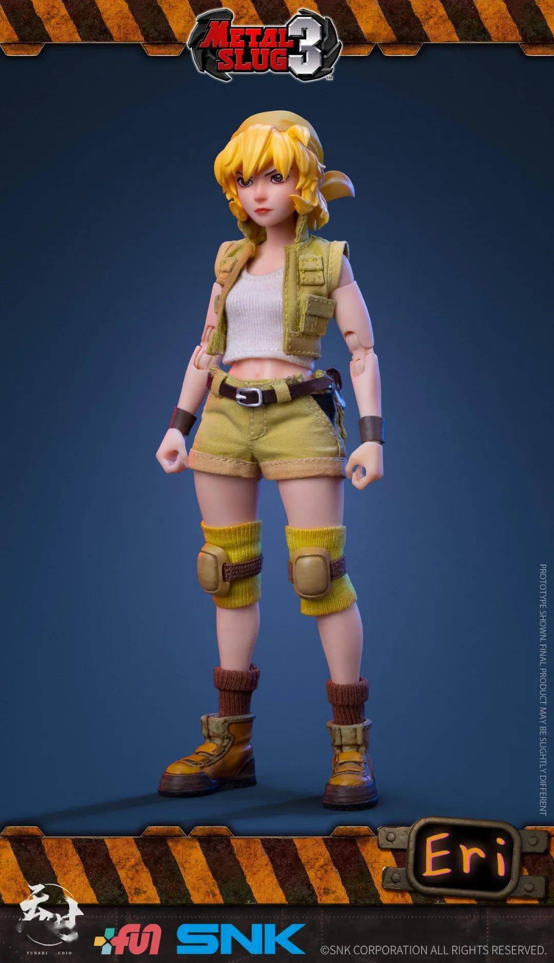 吞时《合金弹头3》eri英里,喜欢一些美强惨的女神!_斧子_人偶_黄色