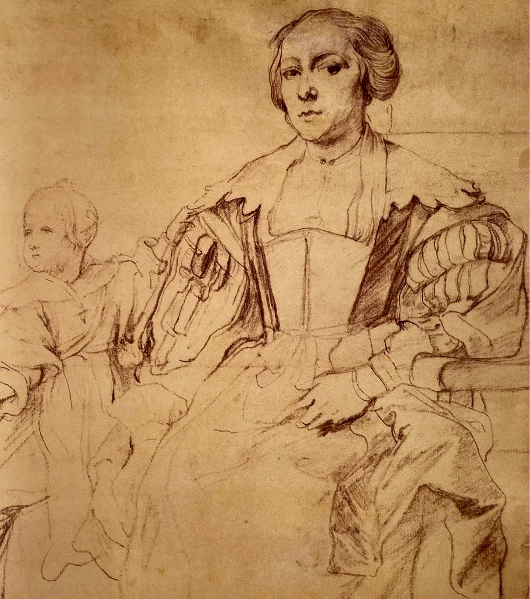 西方绘画大师,安东尼·凡·戴克的素描!