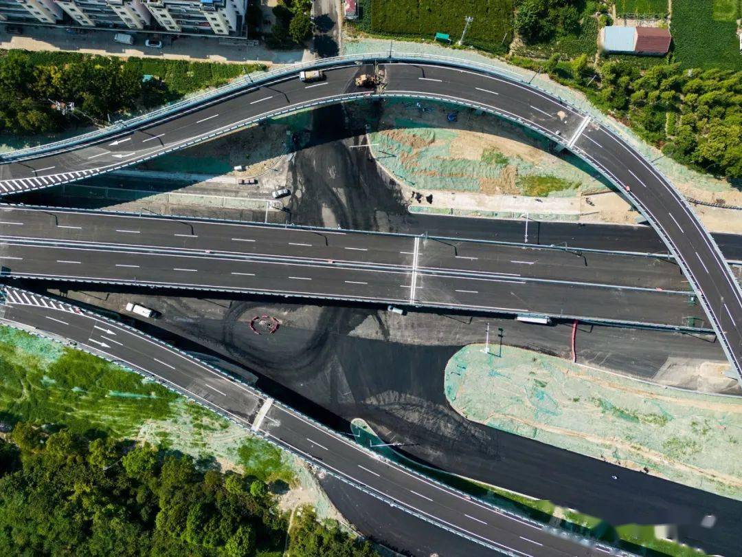 海安328快速路高清航拍,宛如一条"巨龙"!_大道_国道_工程