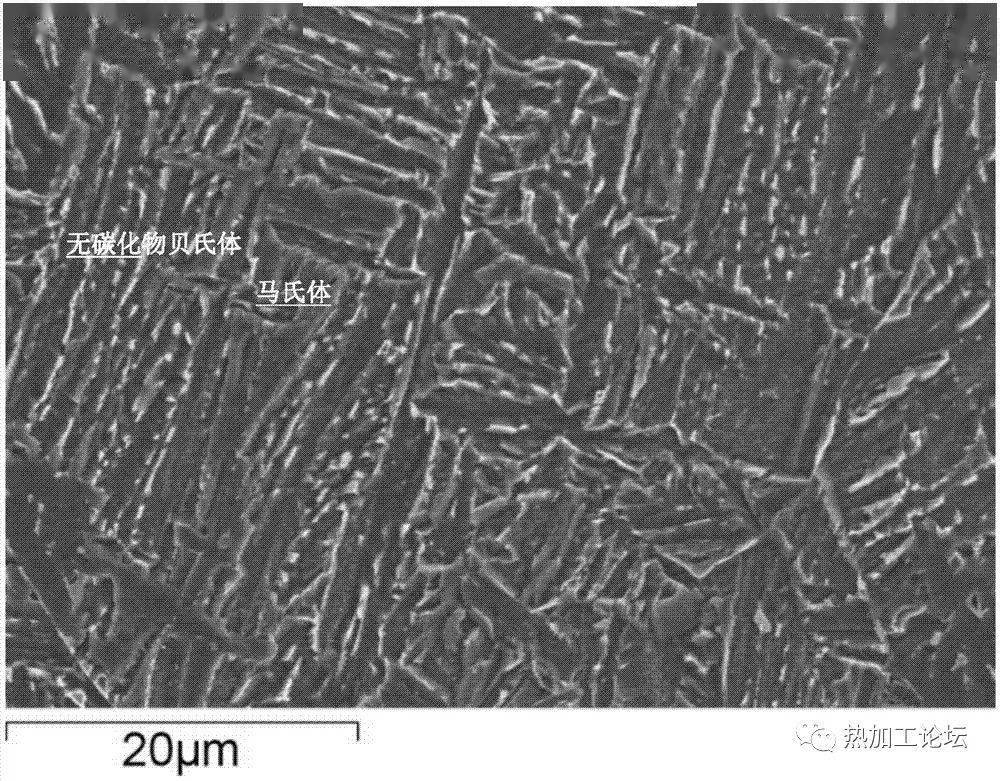 针状马氏体组织示意图图片