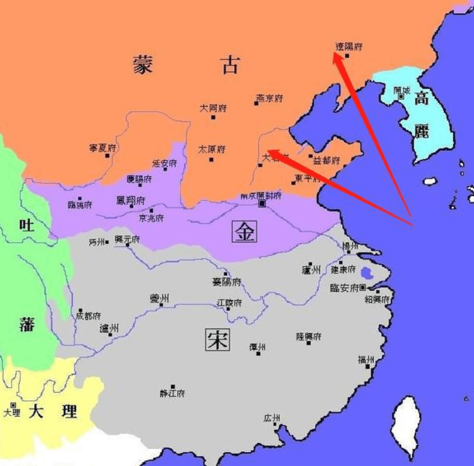 这可难坏了南宋君臣,多亏猪对手金人_蒙古_金朝_金中都