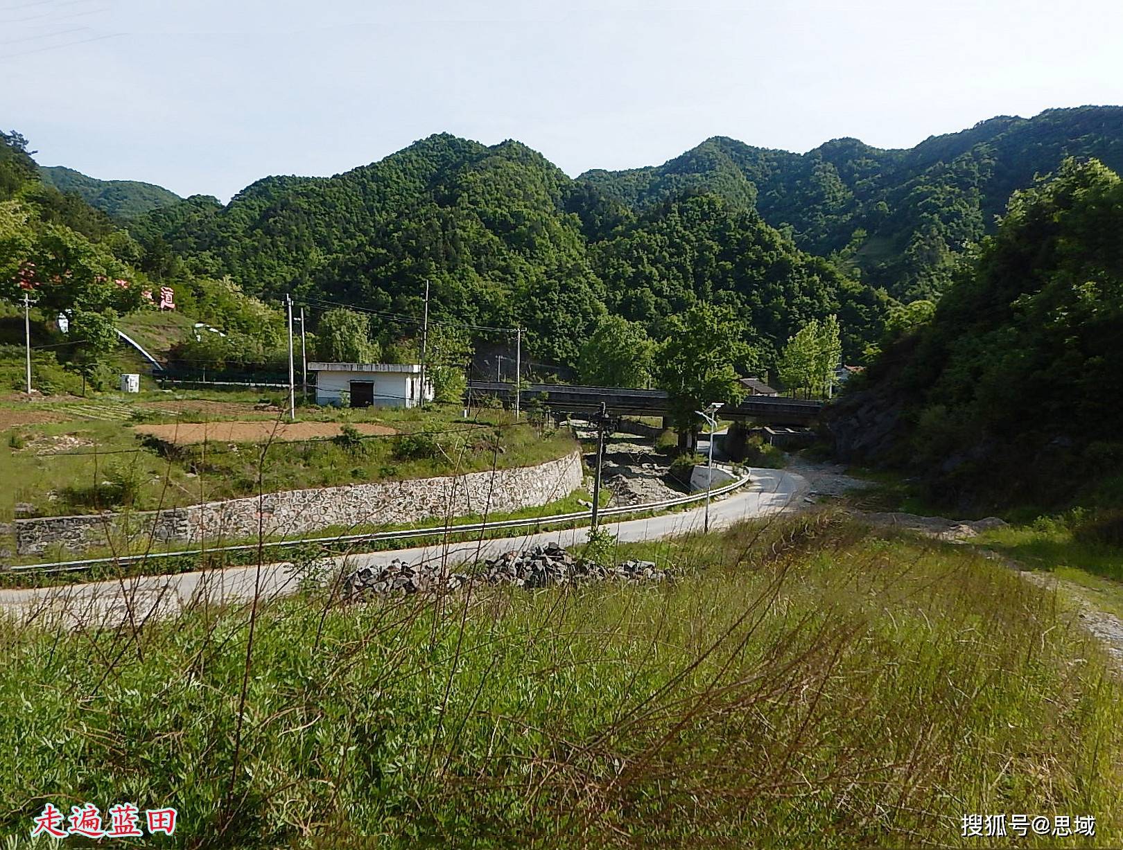 走遍藍田,2022灞源鎮(磨岔口村)穿越旅行(1)._岔溝_植被_西安