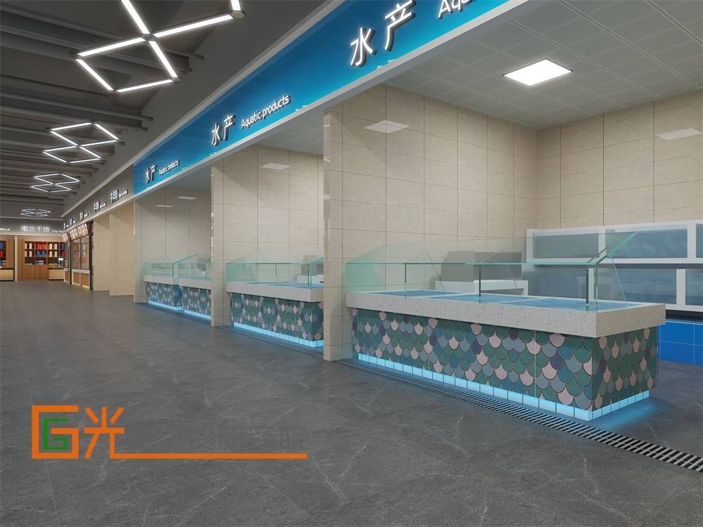 整个市场_摊位_水产