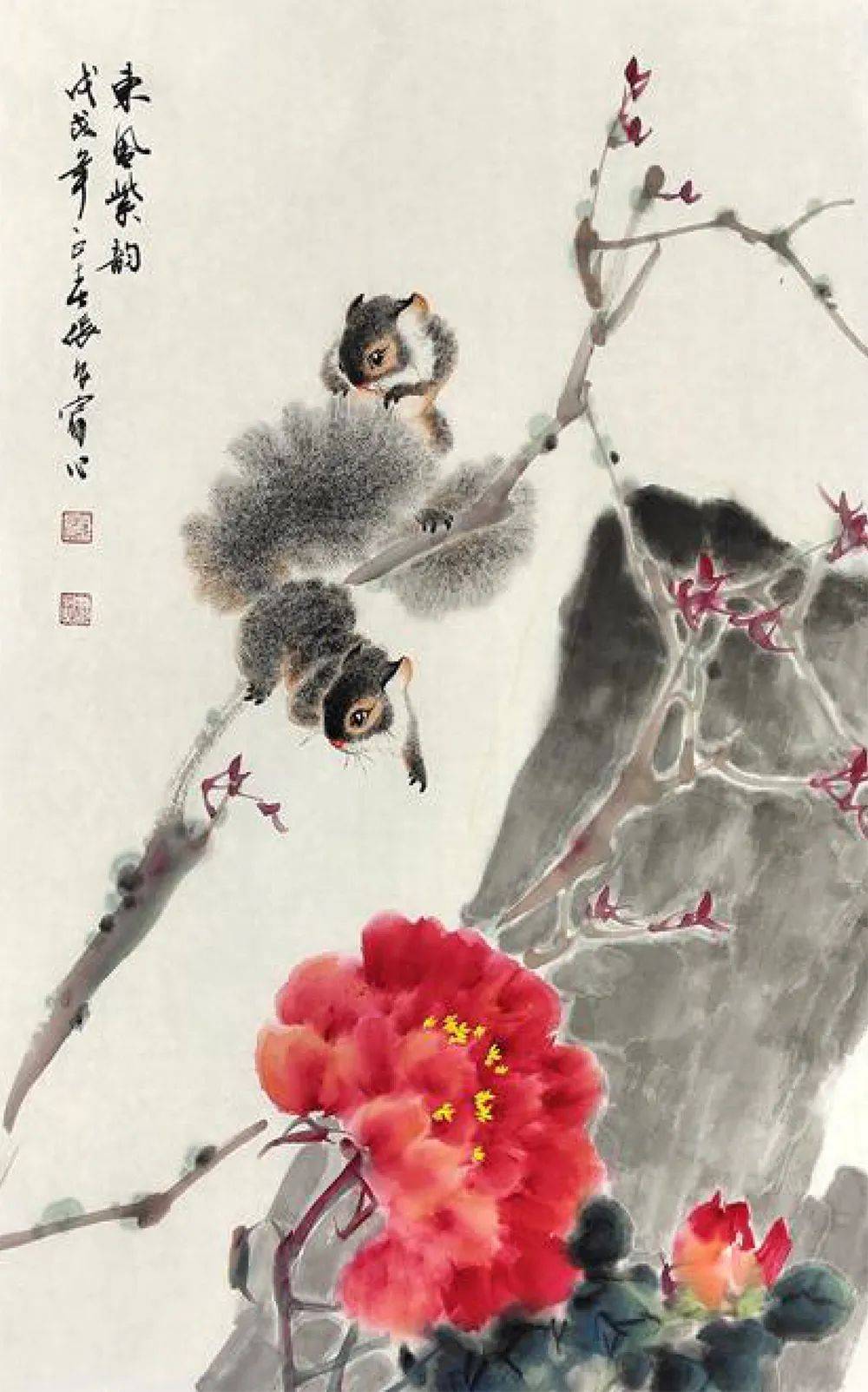 张根宝|水墨一品-中国当代书画名家精品展_松鼠_作品_工艺美术