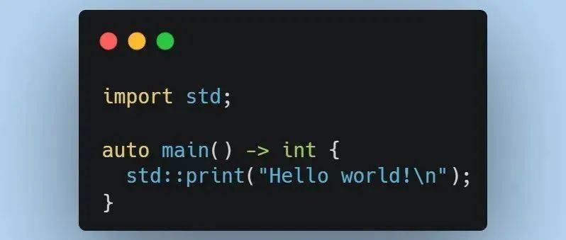 "Hello World" in C++ 23_Modules_标准_特性