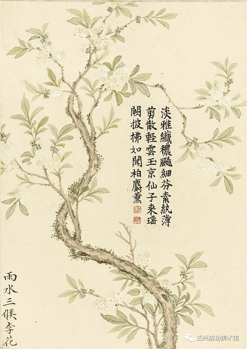 诗画阅微】董诰的《二十四番花信风图》_明一候_书画_宣传
