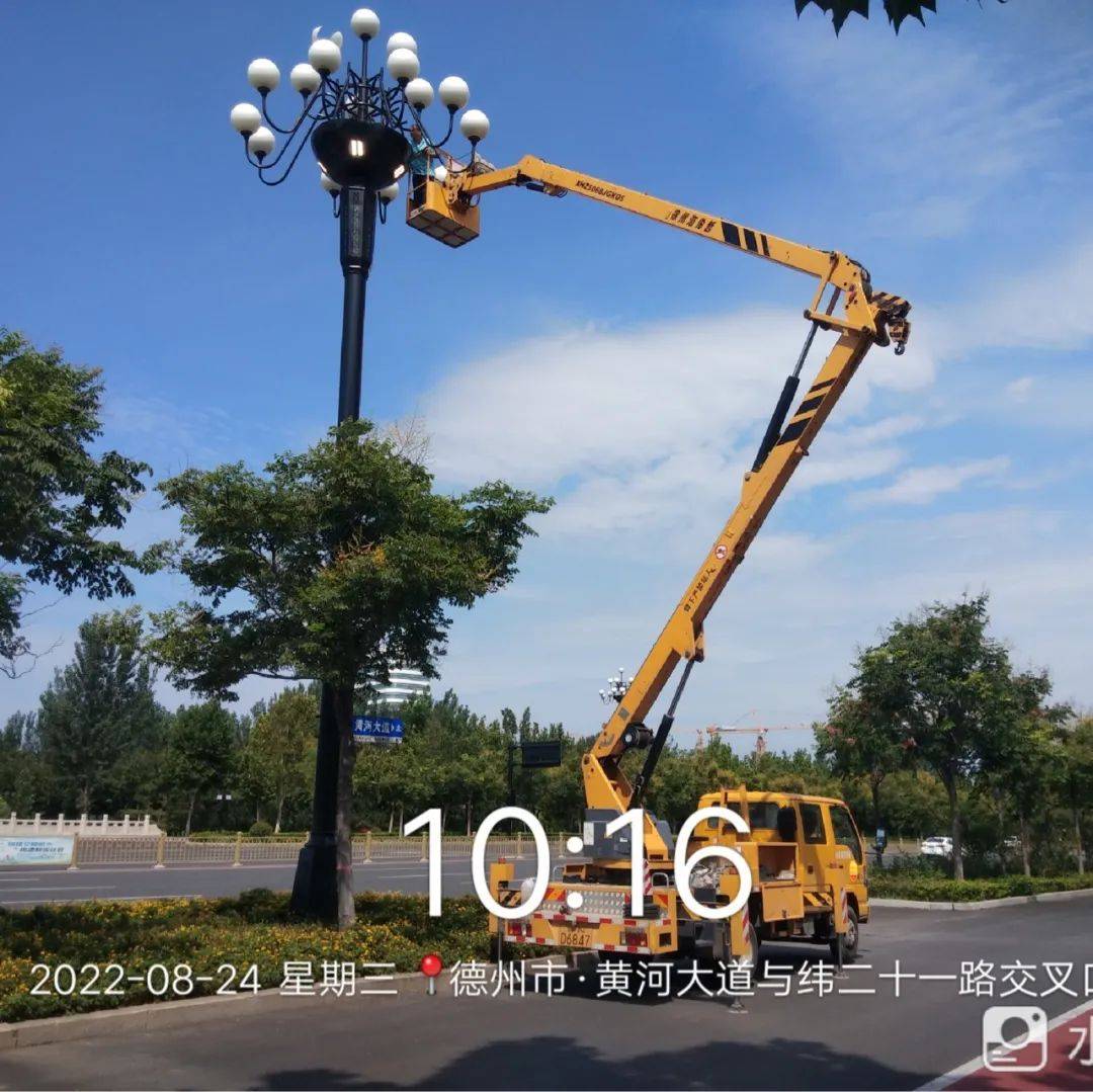 【创文进行时】开展雨后亮化设施检修，保障市民夜间安全出行_工作_张英祥_宁德勇