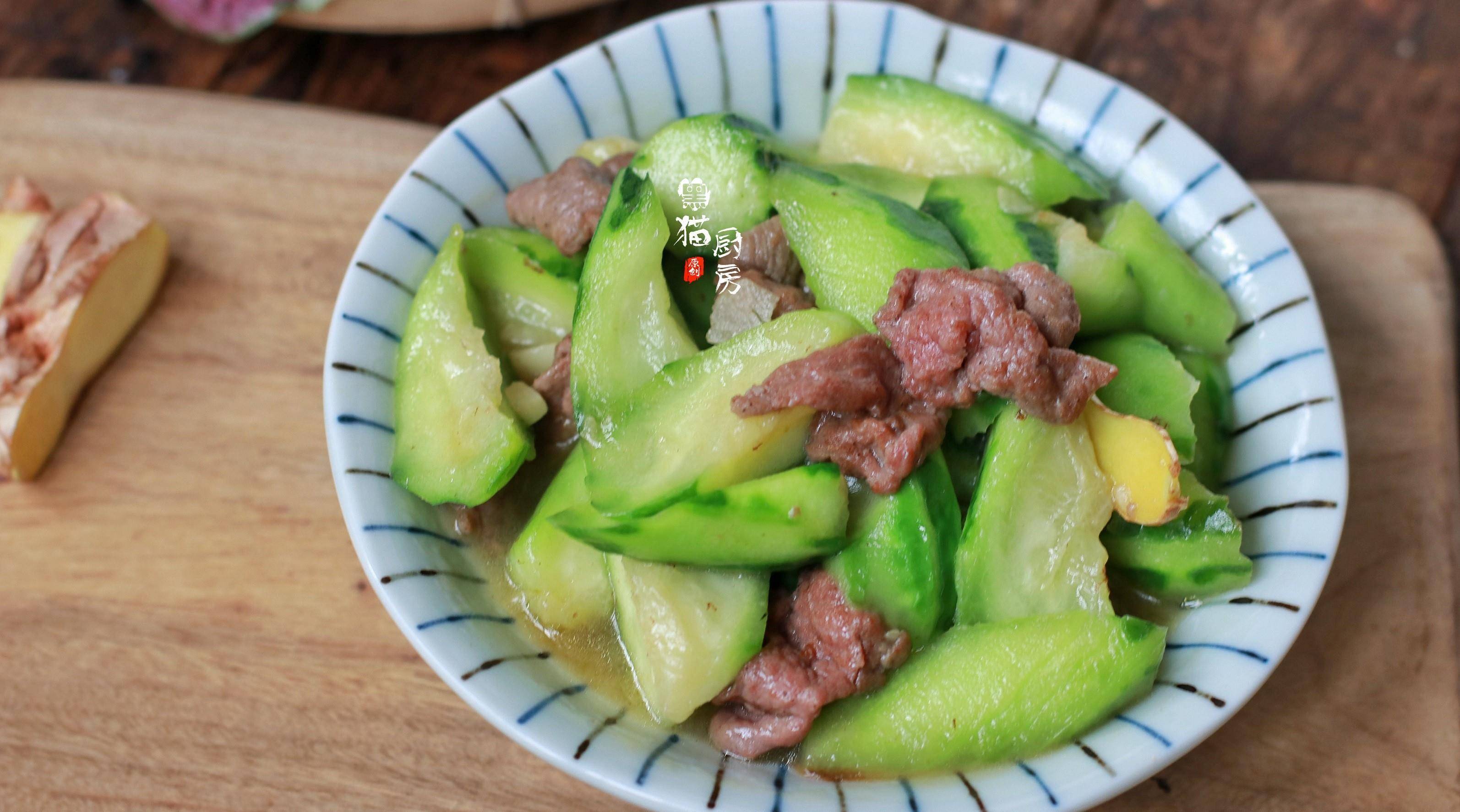 原来丝瓜炒牛肉这么好吃,又鲜又嫩的秘诀,5分钟就能搞定一盘_孩子_滑