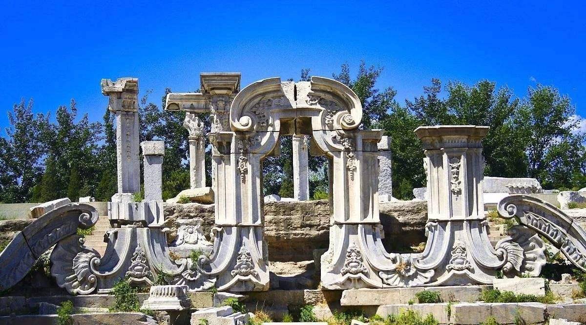 英国留下的圆明园被毁前照片,让我们重新领略,万园之首的风光_我国_中