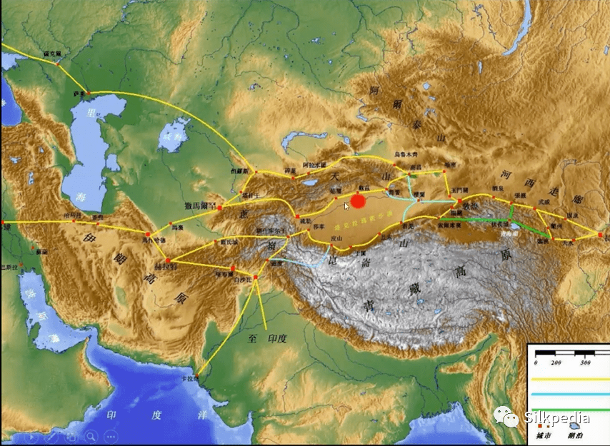 龟兹石窟地图图片