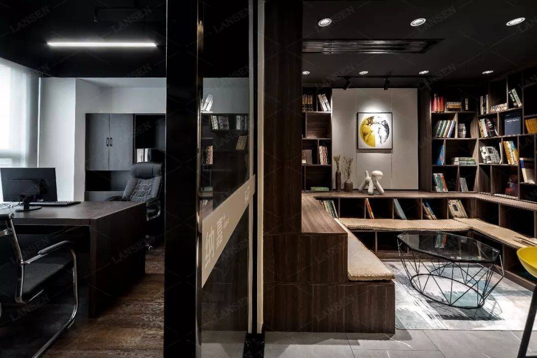 朗生饰面板商业空间案例 | 纳嘉办公室_质感_橡木_原木色