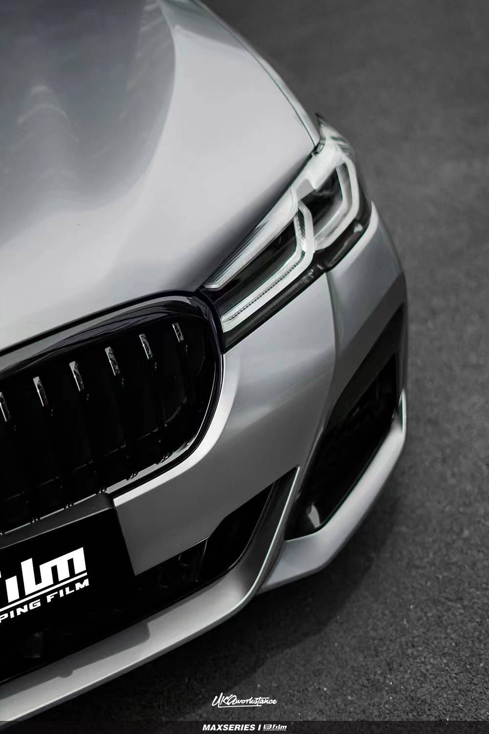 宝马5系lb改色膜原厂漆gt银,带有金属质感的银色_搜狐汽车_搜狐网