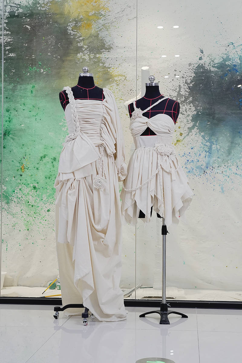 圣玛丁学员优秀立裁作品 | 匠心工艺造就高级服装造型视觉盛宴_裁剪