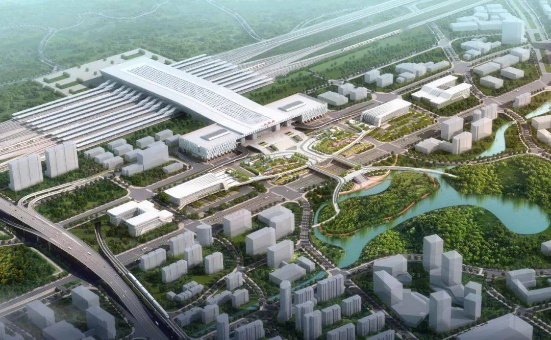 义乌站高架站房即将全面开工建设!附效果图_铁路_进站口_大楼