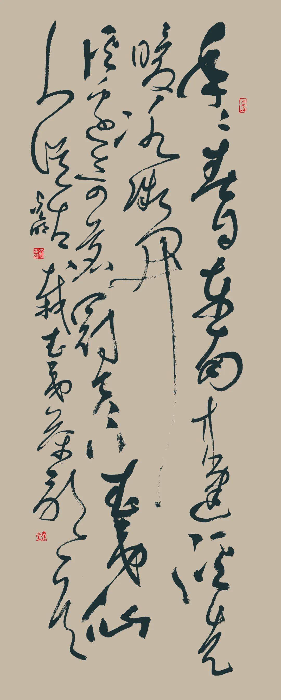 范仲淹《武夷茶歌》180cm-60cm--◆◆◆--· 张志学书初始任笔为体,自