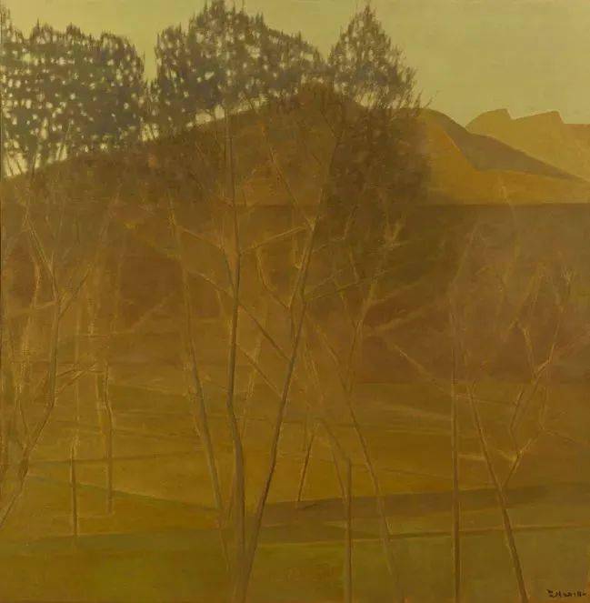 唐满生,唐洵 198cm×198cm 油画大三线的守望 唐永志 180cm×180cm