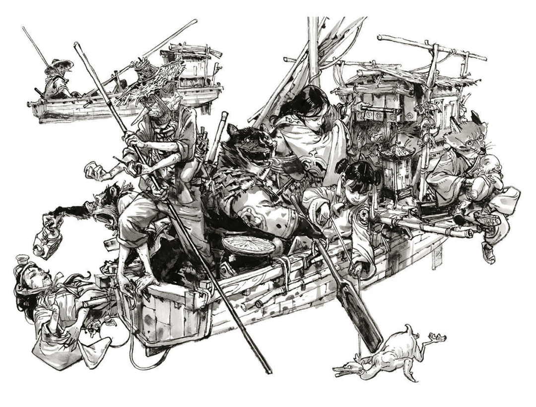 【金政基-直播预定】徒手示范情境速写,各种变态透视随手即来!5.