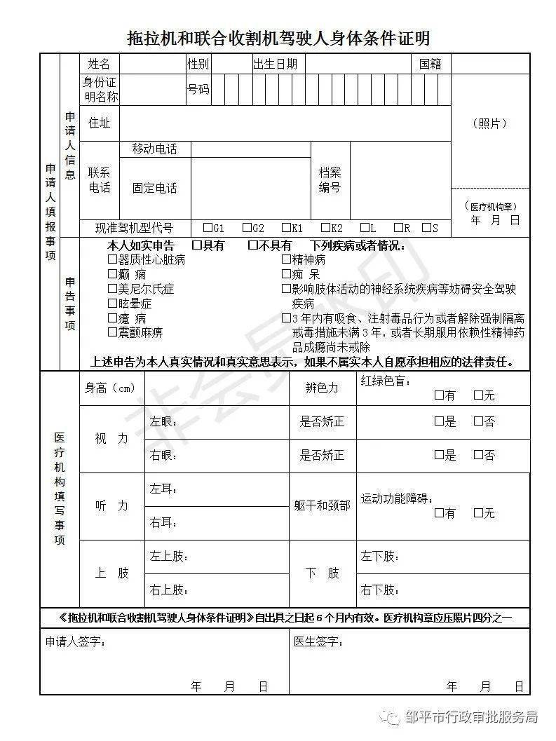 轮式联合收割机驾驶证图片