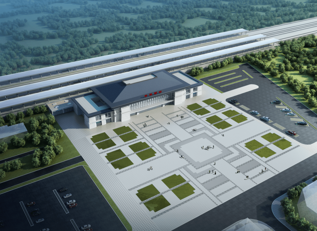 西延高铁上的铜川北站,宜君站,黄陵西站,洛川站,富县北站5座站房.