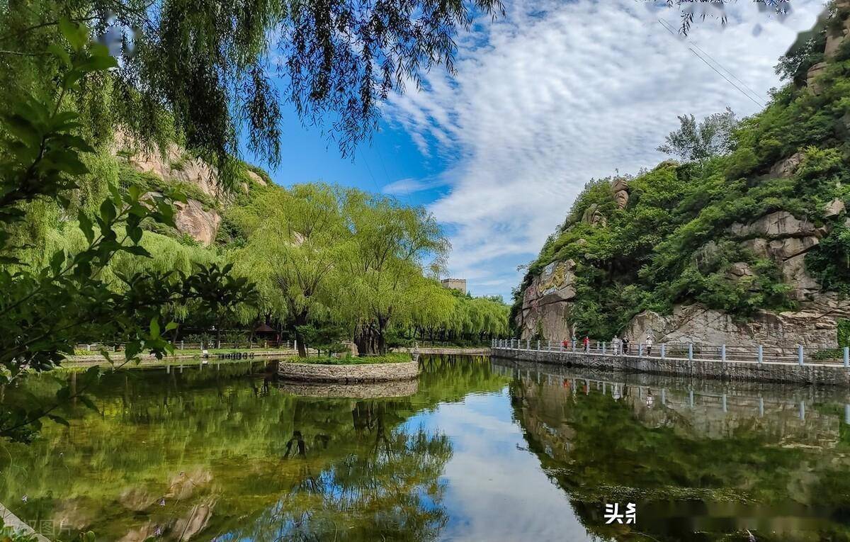 夏季的北京青龙峡景区山清水秀美轮美奂_照片_相机_图像