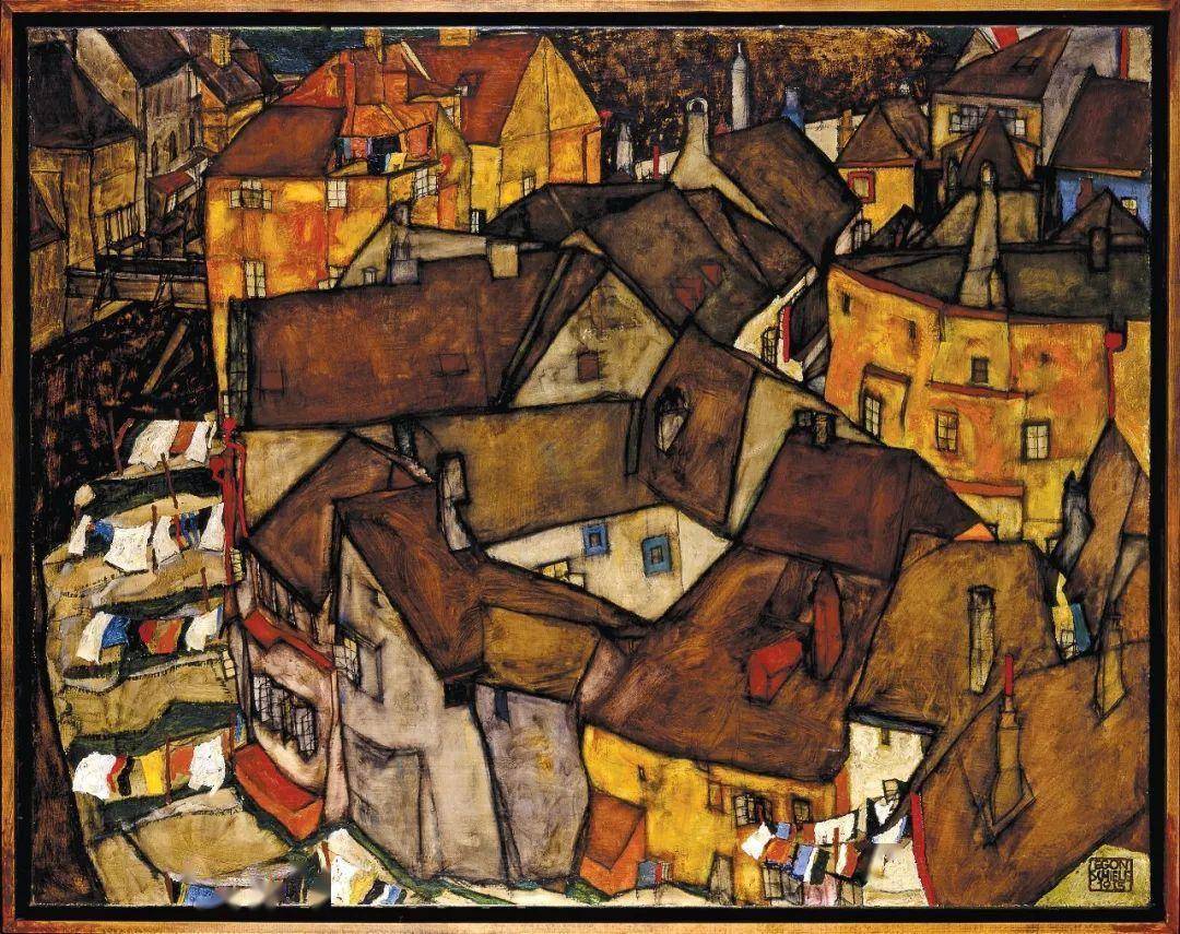 奥地利绘画巨子丨埃贡·席勒 高清作品集_线条_人物_魅力