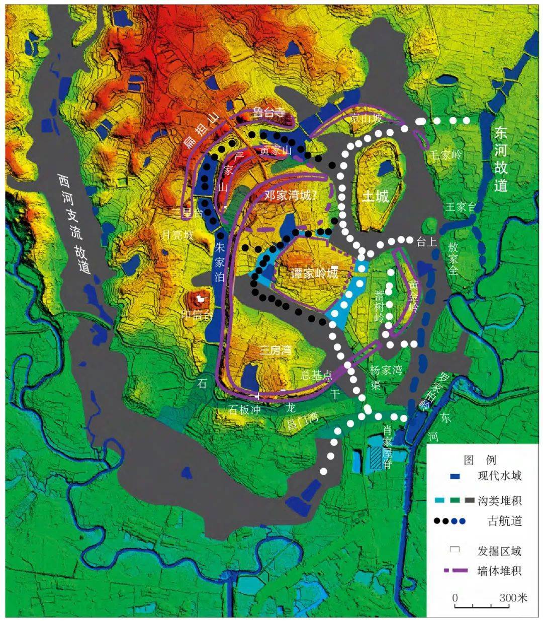 先商诸城平面结构之规律——中国最早城市体系研究之四_城墙_屈家岭