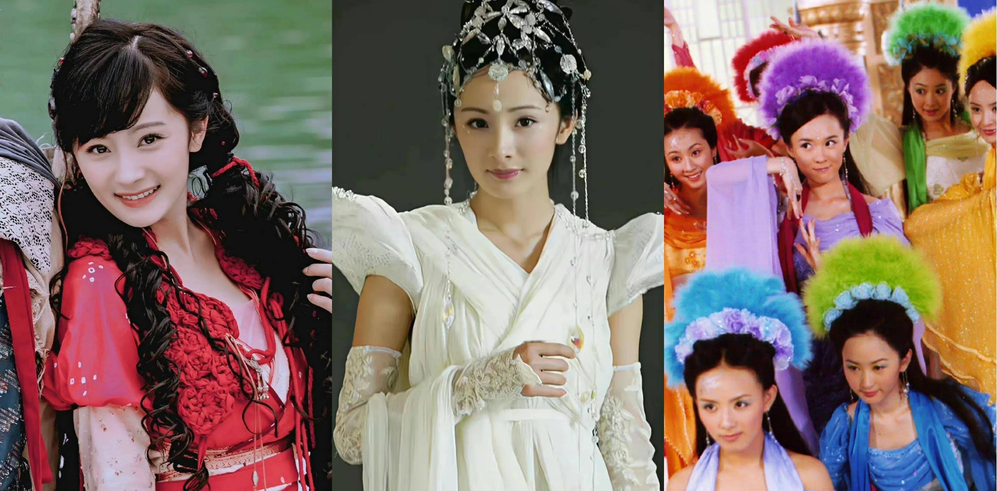 惊艳了时光的古装造型,欢天喜地七仙女,仙剑奇侠传三,神雕侠侣_剧中