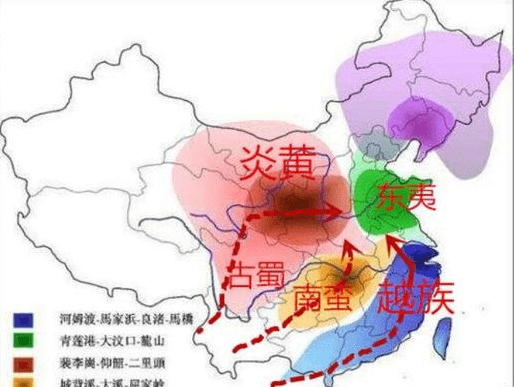 东夷部落地图图片