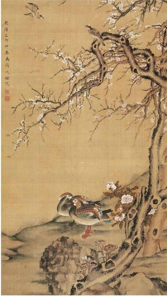 名品视界】清代沈铨花鸟画作品欣赏_搜狐网