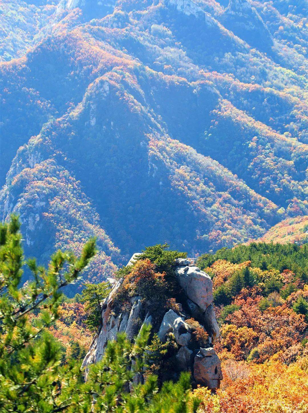 云蒙山的的最佳红叶观赏地分为几条线路