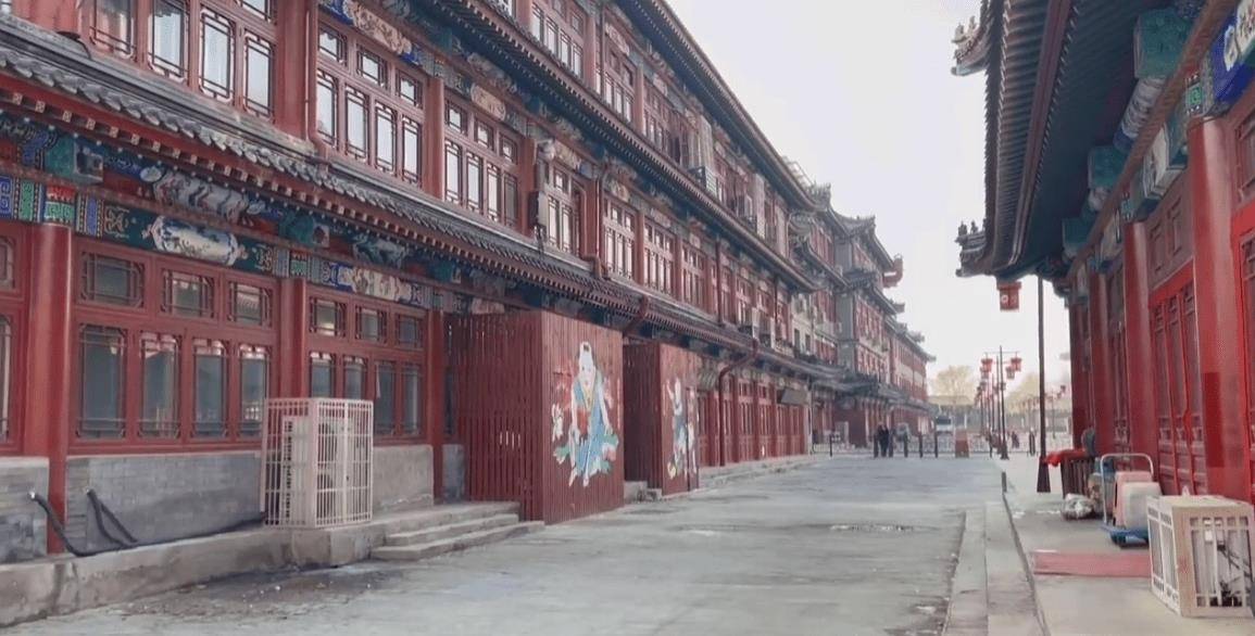 天津城郊百年古镇，庄严肃穆气势恢宏，仿古建筑游客却不多