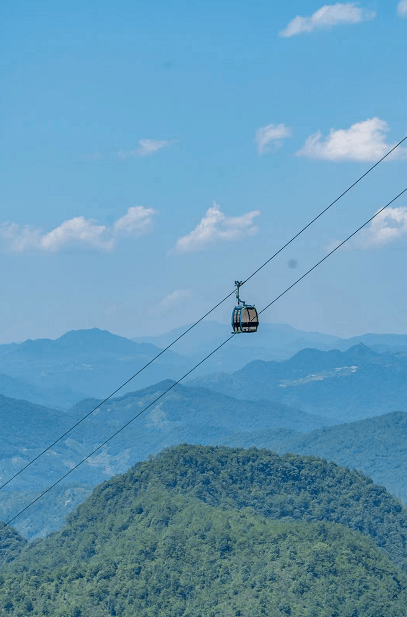 石牛山索道亚洲第二图片