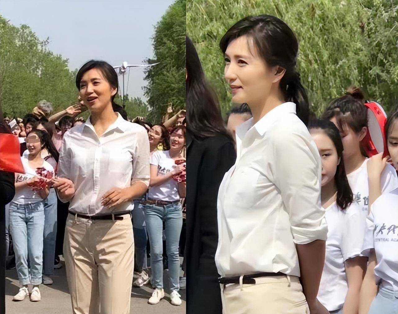 43岁陈好在中戏上课近照曝光,穿着朴实一脸素颜,皮肤白到发光_生活