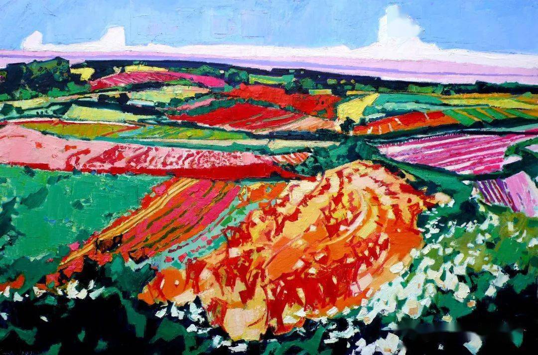 2022 高鸣 油画新作_cm_安徽省_野草