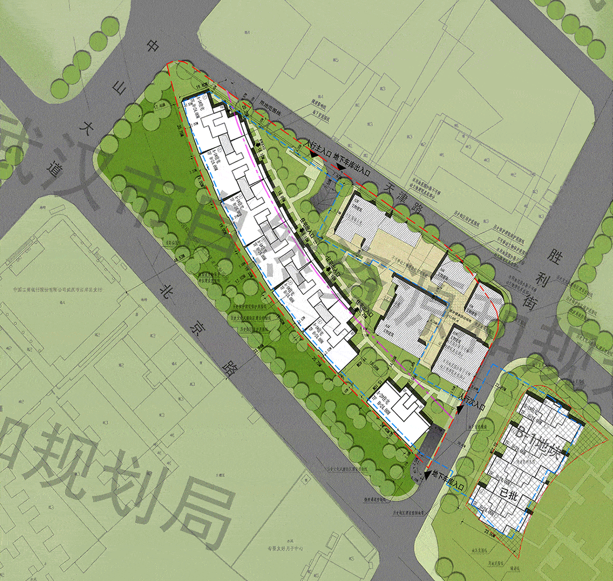 华发外滩荟a地块规划方案批前公示_武汉市_建筑_自然资源