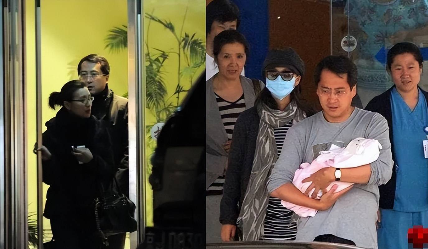 陈好一家五口中秋吃家宴,俩女儿身高已超妈妈肩膀,儿子身材敦实