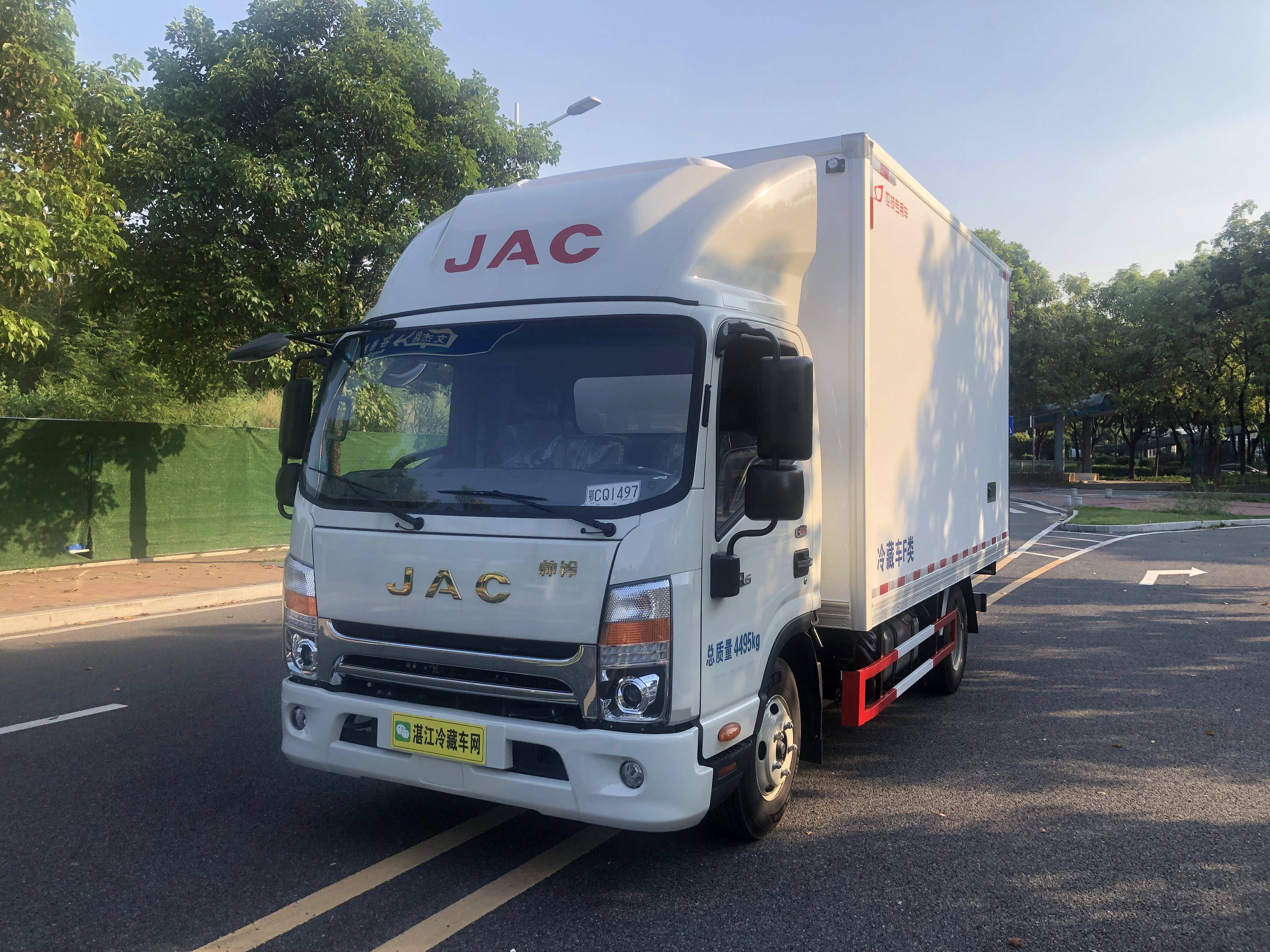 湛江冷藏车网:江淮jac帅铃q6冷藏车