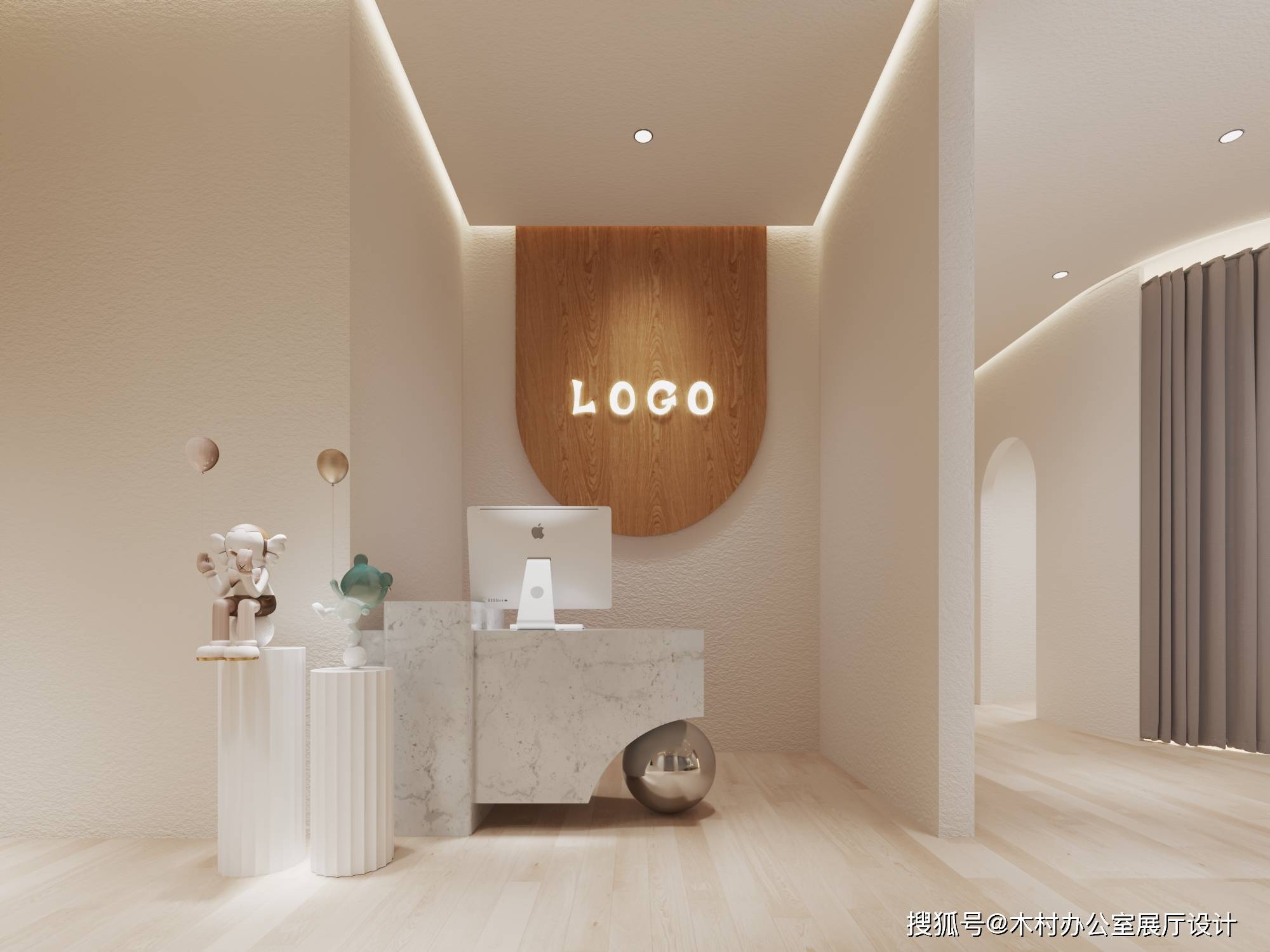 公共空间设计丨办公室设计布局装修丨门头设计丨网红直播间设计丨直播