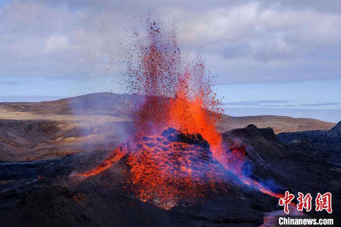 國際最新研究揭示冰島法格拉達爾火山噴發地震活動和岩漿運動_熔岩