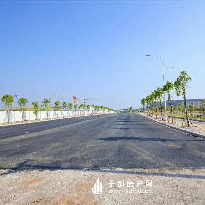 于都这一路段基本完工，位置就在大道贡江明德路 9509