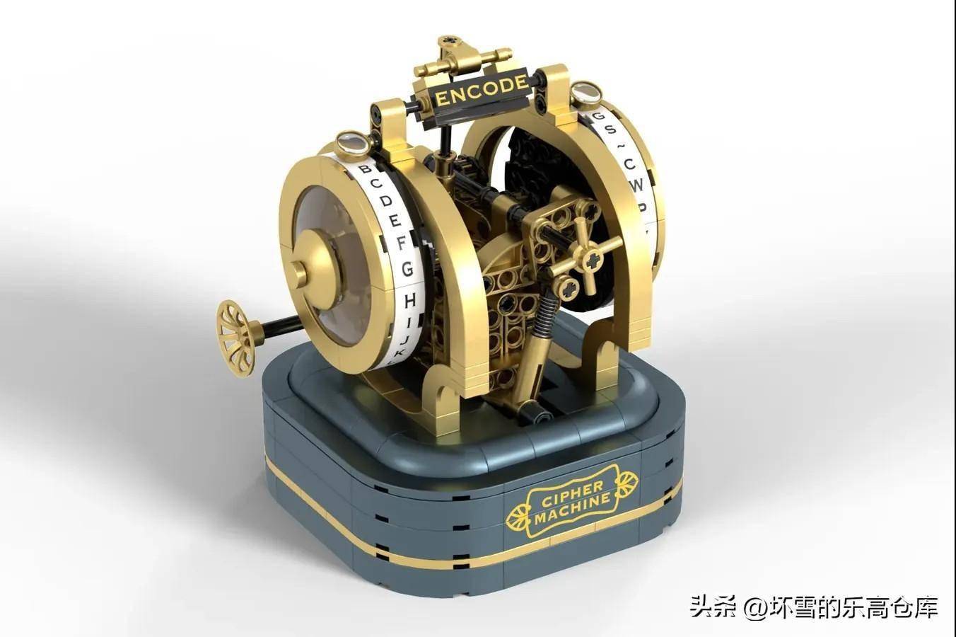奇思妙想乐高密码机，让你实现和亲朋间的加密通讯_搜狐网