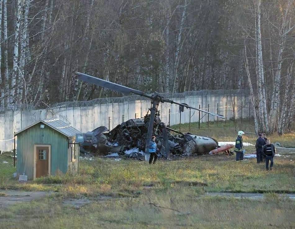 Down Russian Ka-52 attack helicopter