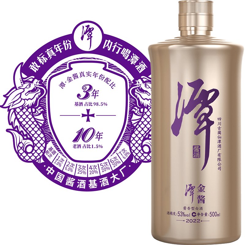 潭酒真年份多少钱一瓶?_香气_口感_价格