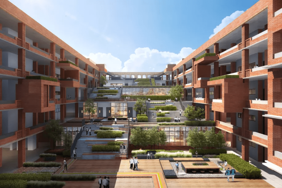 深圳中学初中部全新校园投入使用_陶园_教室_建筑