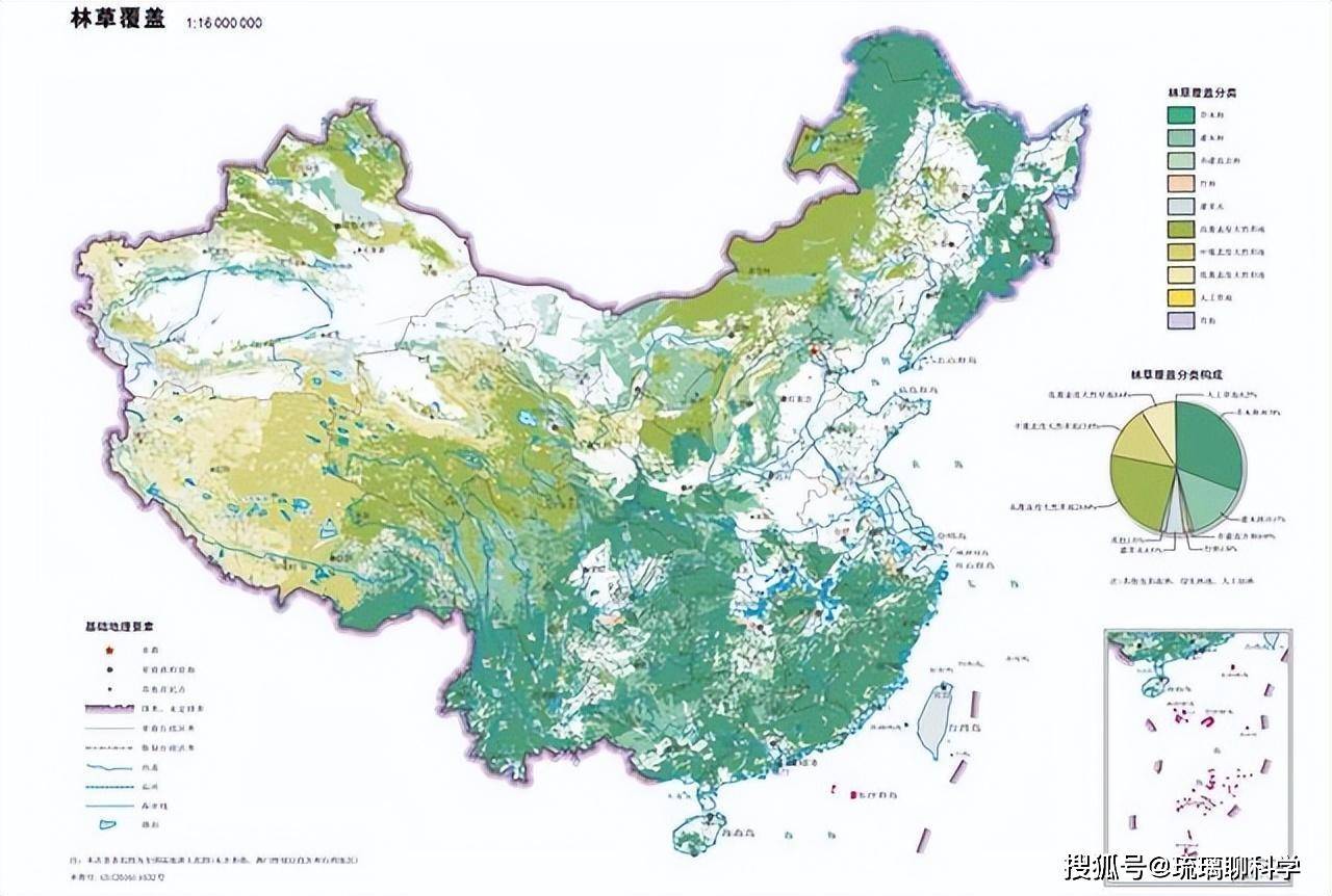 中国绿化面积变化图图片