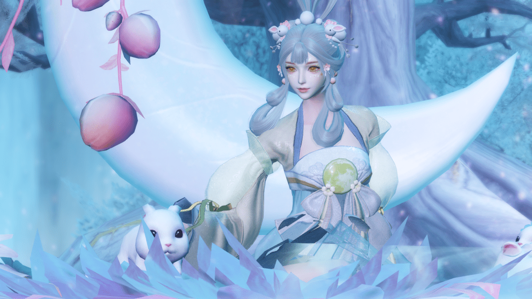 怎么染都好看,没有拿捏不了的风格~_玉兔_少女_玲珑