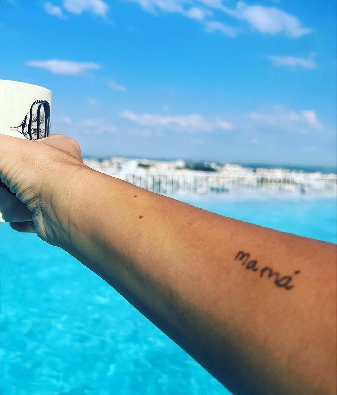 上次我纹身被问到炫耀我的财富,这次又纹了个新纹_前臂_照片_波尔