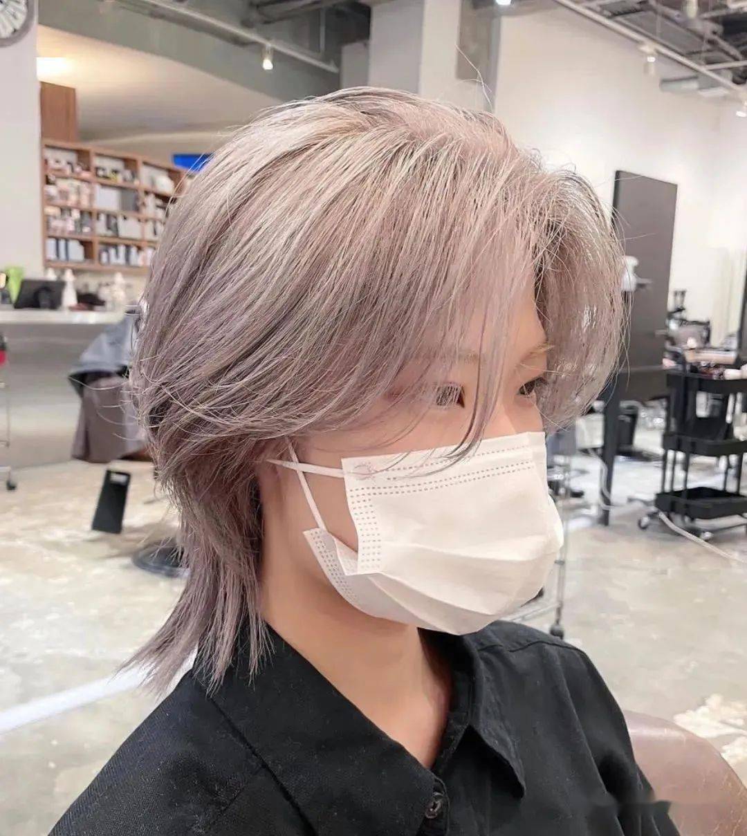 "少年感鲻鱼头 "._发型_个性_整体