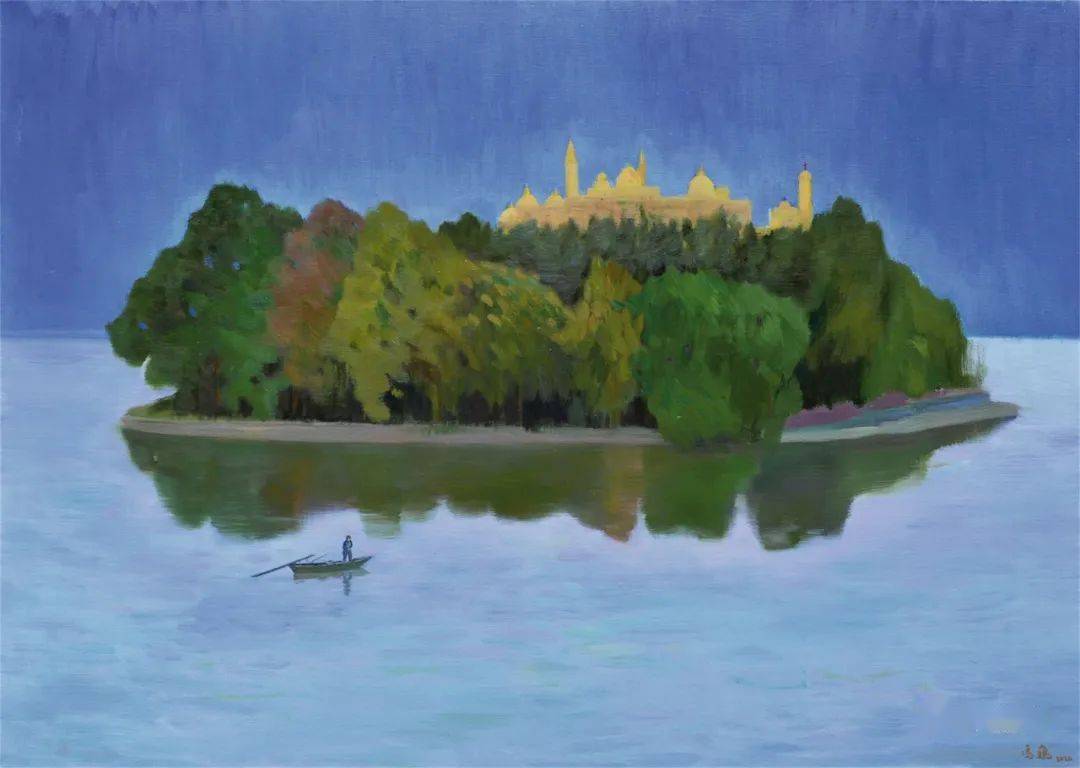 【写生啦】闽山闽水丨冯巍油画作品_cm_风景_绘画